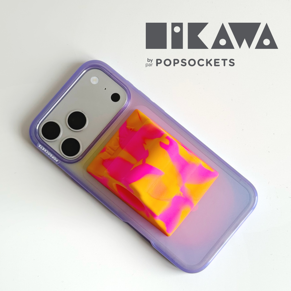 Wavy Triangle Sunset Swirl — MagSafe PopGrip | MagSafe PopGrip